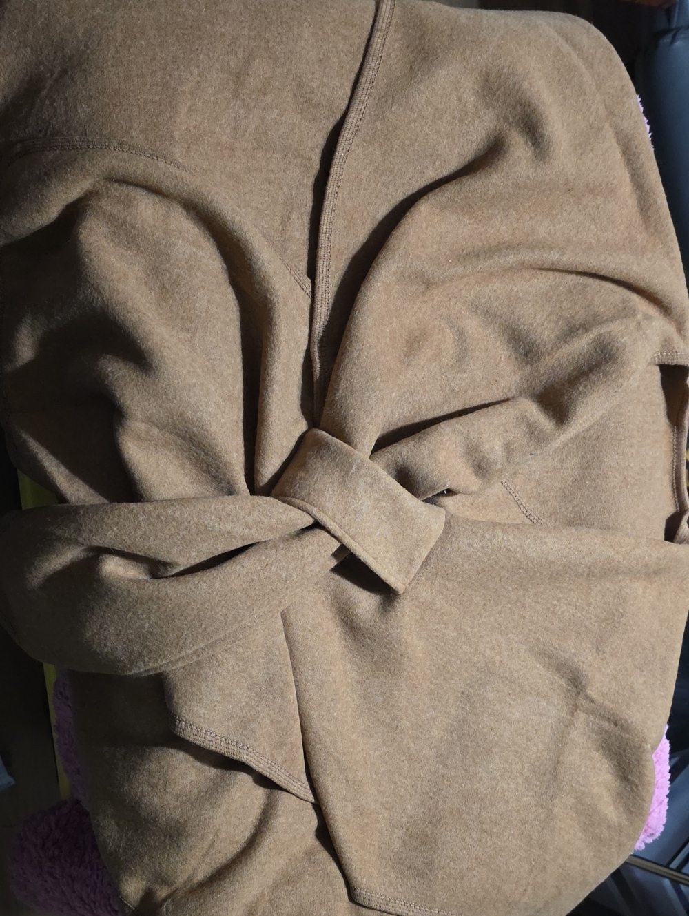 Cozy Camel Wrap with Belt
